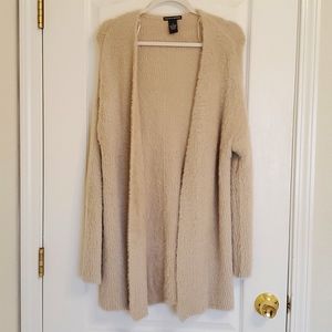 Women' Soft Eyelash Knit Open Front Cardigan. Medium. NWOT
